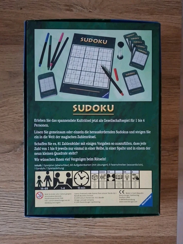 Sudoku Das Brettspiel von Ravensburger  NEU - Bild 2 von 4