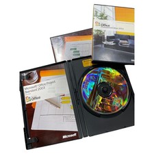 Lot of 3   Microsoft Project Standard  Pro 2003 Retail Discs w/ Product Keys