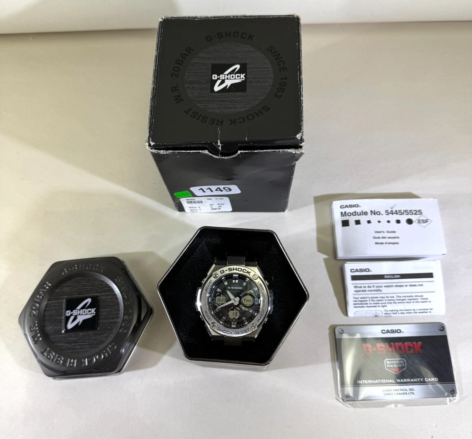 Casio Reloj Hombre G-Shock Analógico-Digital Dial Buceo Negro GSTS110-1A 1149-DS00 Foto 2 de 4