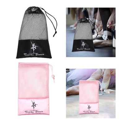 Mesh Spitze Schuhbeutel Zubehör geräumiger Kordelzug für Erwachsene Fitness Anfänger