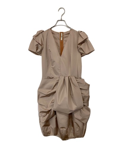 Prada, Archive Prada Avant Garde ruched ruffle mini dress made in Italy vintage Size 40