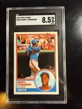 1983 Topps Traded #108T Darryl Strawberry SGC 8.5 Mets Fresh GREAT EYE APPEAL