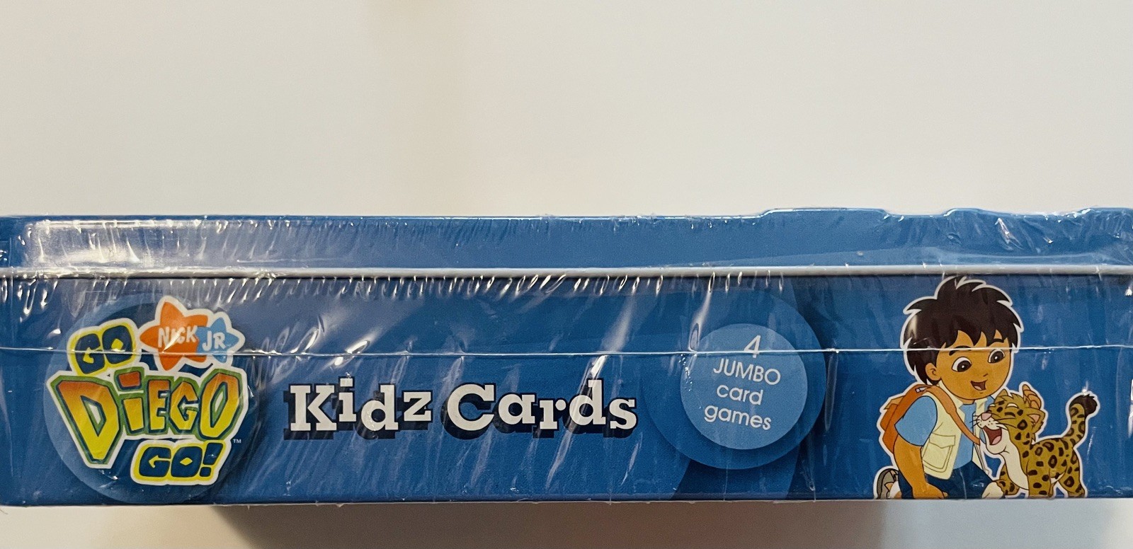 Nick Jr Go Diego Go 4-Card Games Tin Go Fish Rummy Memory Match New Sealed Gift