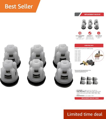 #ad Comprehensive 7104223 Pressure Washer Pump Valve Kit Durable and Lightweight $33.99