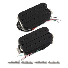 Neck+Bridge Pickup Set Ceramic Double Coil Humbucker Pickups for Guitar Picku...
