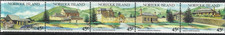 1993 Norfolk Island SG# 541a Tourism Historic Kingston strip of 5 Mint MUH MNH