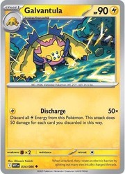 Galvantula 034/086 White Flare Reverse Holo