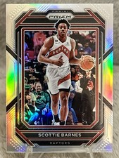 Scottie Barnes Silver 2022-23 Panini Prizm #25 NBA Card Toronto Raptors
