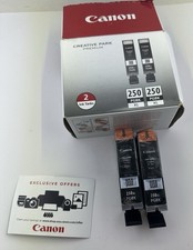 New Genuine Canon PGI-250XL Black 2PK Ink Cartridges PIXMA MG6620