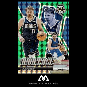 2023-24 Panini Mosaic #5 Luka Doncic Montage Mosaic Teal #/75
