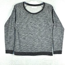 Everlane Crewneck Sweatshirt Womens S Minimalist Gray Heather Classic Preppy