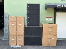 4 Wharfedale Pro WLA-210A Line Array W/ 2 WLA-218BA 18" Sub 6190 THS