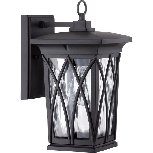 Quoizel GVR8406K OPEN BOX Grover Outdoor Wall Light Mystic Black - Picture 2 of 6
