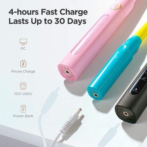 Fairywill Rechargeable Sonic Electric Toothbrush Family Set FW-507 + FW-2001 - Picture 5 of 7