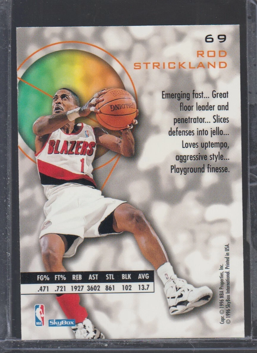 Rod Strickland Portland Trail Blazers 1995-96 E-XL #69