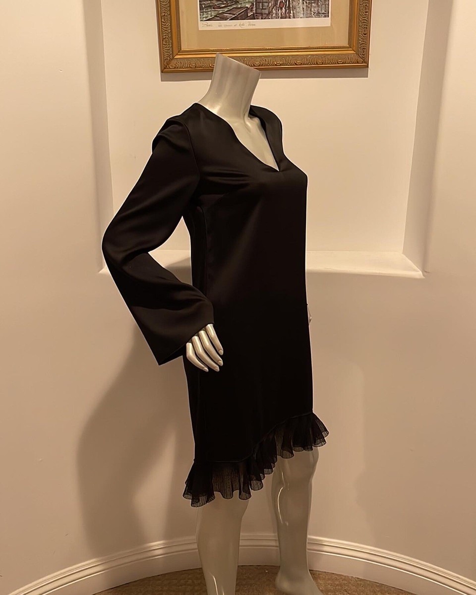 ELIZABETH AND JAMES TUNIC DRESS BLACK SIZE