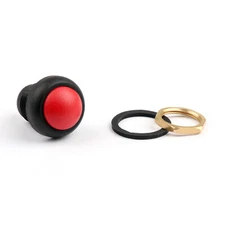 12/16mm Push Button Switch Latching/Momentary IP67 High Round LED For Car/Bo New