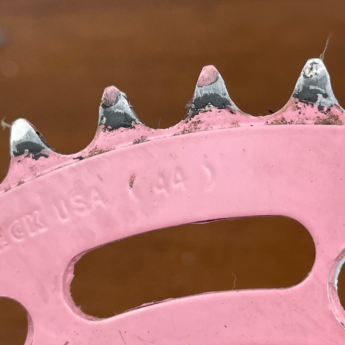 新品未使用【TUF・NECKのbmxチェーンリング】 Vintage Tuf-Neck BMX Racing 44t Chainring Tiger 110 130