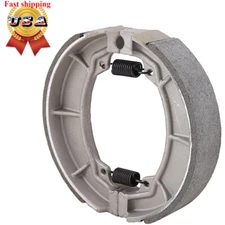 Rear Brake Shoes for Honda Big Red 200 ATC200E 1982-1983 ATC200ES 1984 ATV Gray