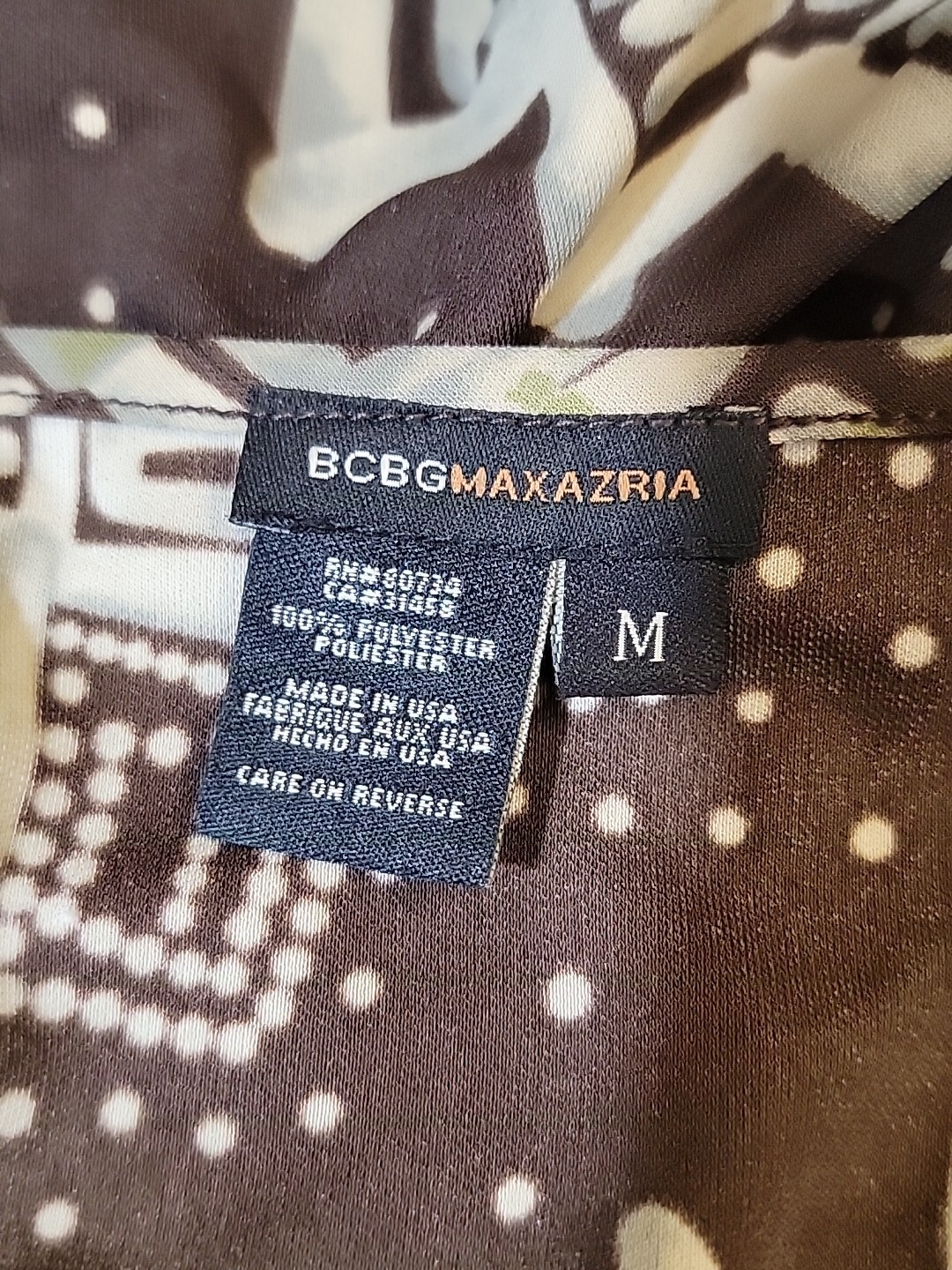 BCBGMAXAZRIA  Geometric Pattern Size M Women's Wr… - image 4