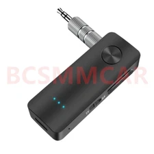 Car Transmitter Wireless Bluetooth Receiver AUX Audio Adapter For TV PC Headset