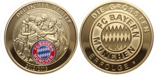 Medaille - Fc Bayern München - Deutscher Meister 2012/2013 - UNC - Afbeelding 1 van 1