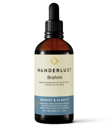 Wanderlust Brahmi 90mL Supports Metal Clarity & Improves Memory Recall  - Picture 1 of 1