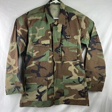 PROPPER Combat / Tactical L/S Button Down Shirt / Camo / Medium Long 