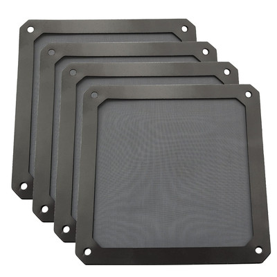 4Pcs 120Mm PC Fan Dust Filter Magnetic Frame Computer Fan Grills Dust Mesh PC Co