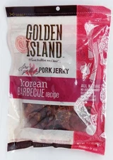 1 BAG Golden Island Fine Grilled Pork Jerky KOREAN BARBECUE All Natural 14.5 oz