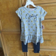 Toddler girls Juicy Couture 2 piece leggings set size 4 brand new NWT 68.00