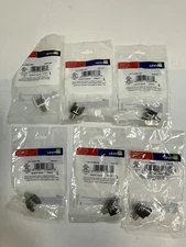 Leviton Snap In Quickport Nickel F Connector CAT 41084-FBF & FWF Electronics