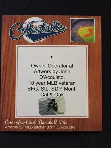 Milwaukee Brewers Craig Counsell lapel pin-Collectable Memories-Classic BREW! - Picture 2 of 2
