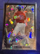 Blaze Jordan 2021 Leaf Metal Draft 1990 Black Wave Auto /5 Red Sox #LA-BJ1