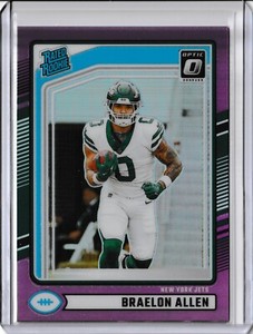 2024 Panini Donruss - Braelon Allen Rated Rookie Optic Preview Pink Prizm #306