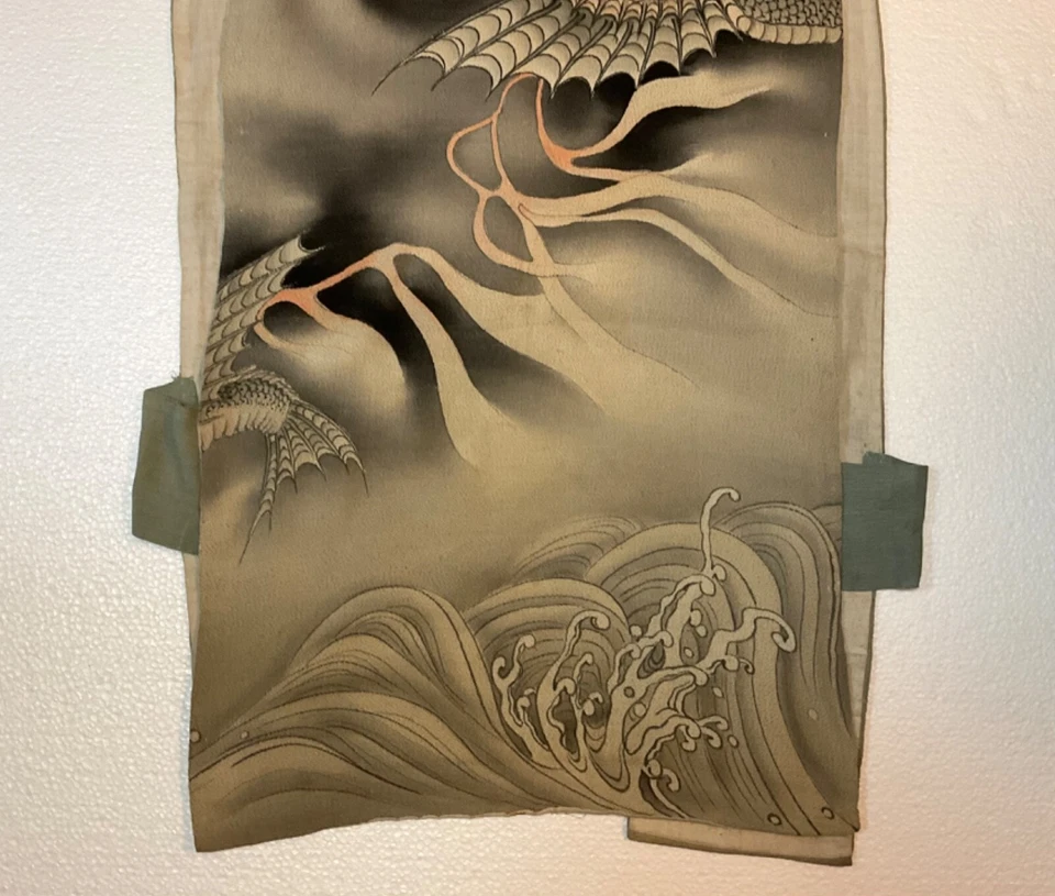 Chaleco Jinbaori de seda muy fino. siglo XIX ZD74 Foto 2 de 4