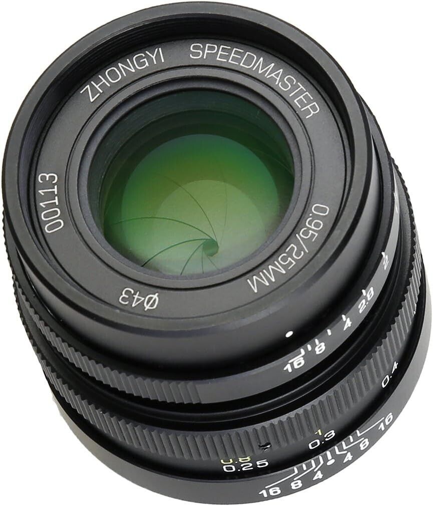 ZHONG YI OPTICS Single Focus Lens SPEEDMASTER 25mm F0.95 ZHONG YI OPTICS Single Focus Lens SPEEDMASTER 25mm F0.95