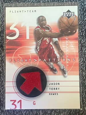 Jason Terry 2001-02 Upper Deck Flight Team Fli6ht Patterns #JT Hawks
