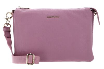 MANDARINA DUCK Mellow Leather Crossover Bag Umhängetasche Tasche Lilac Rose