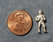 Rustic Rails HO Scale Metal Unpainted Figure "Boy with a Slingshot" Pre-Owned