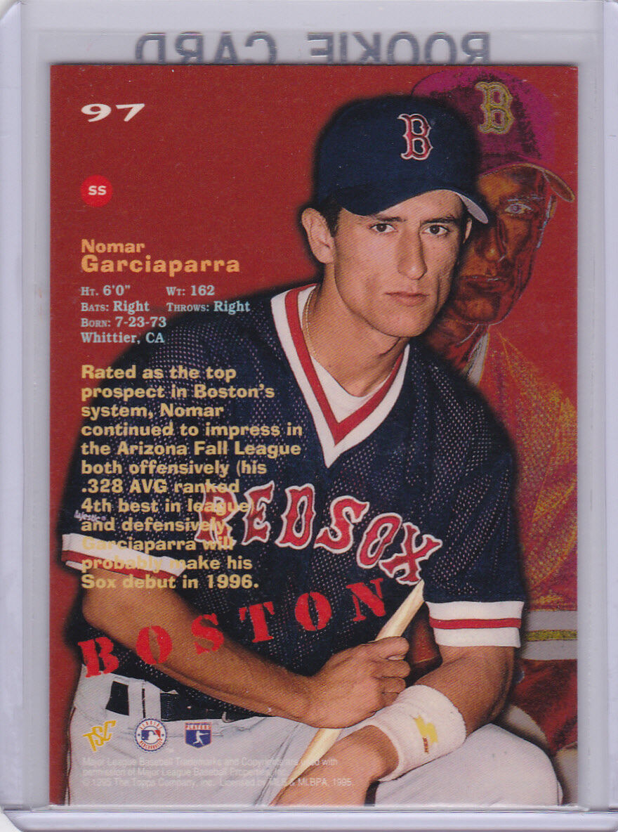 NOMAR GARCIAPARRA ROOKIE CARD Boston Red Sox TSC Draft Picks NOMAR GARCIAPARRA ROOKIE CARD Boston Red Sox TSC Draft Picks