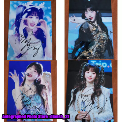 IVE Jang Won Young Autographs 6'' Hand Signed Autographed Photo