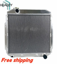 3 Row Aluminum Radiator For 1953 1954 1955 1956 Ford Truck Chevy Config