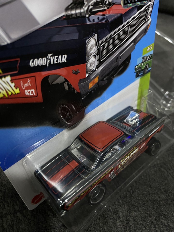 Hot Wheels Super Treasure Hunt 1965 Mercury Comet Cyclone Nero - 1:64 Con Protettore
