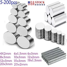 N52/N35 LOT Neodymium Magnets Disc Round Super Strong Rare Earth Small Large