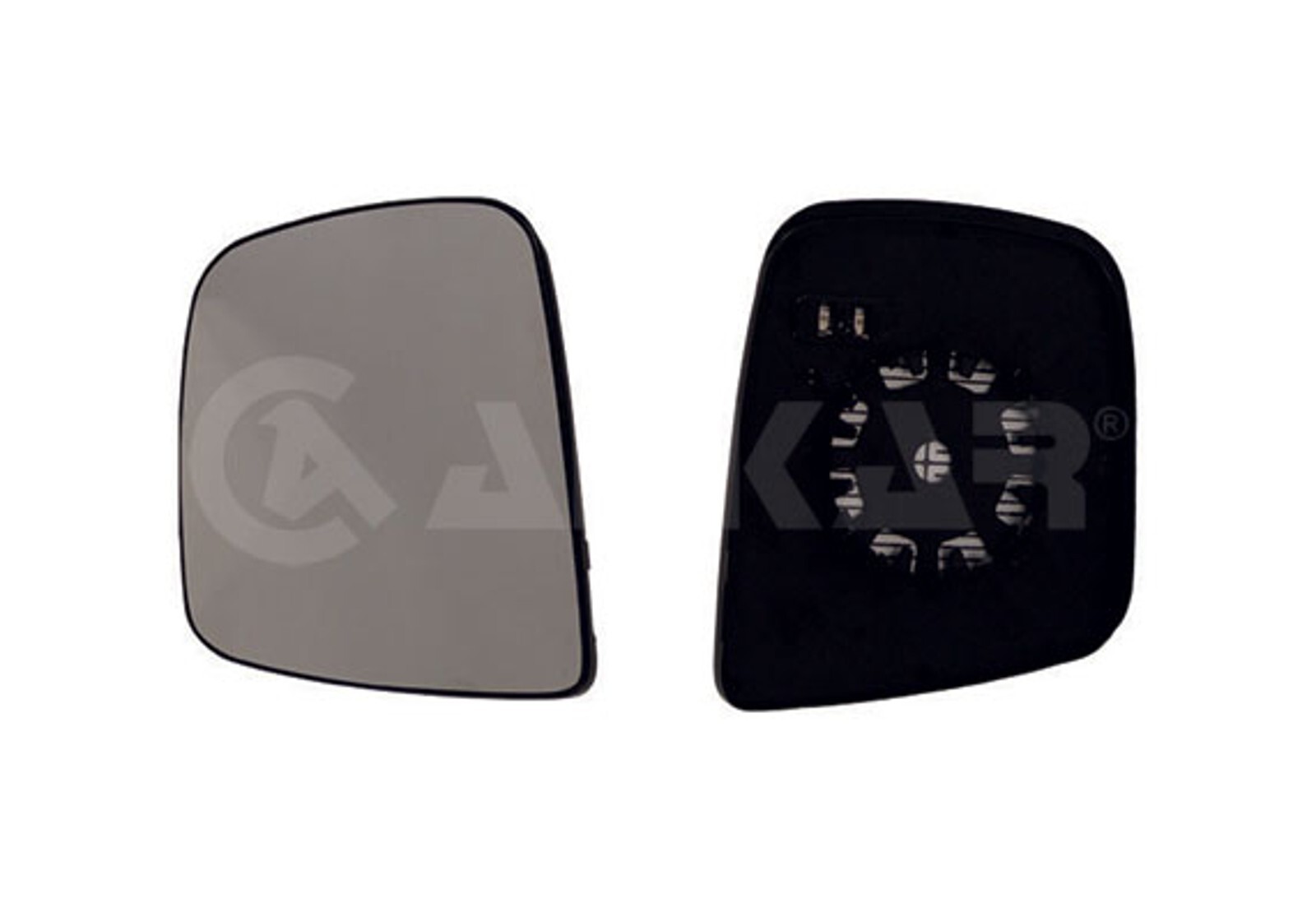 Insert de miroir Nissan NV200 dégivrant asphérique pour angle mort élargi