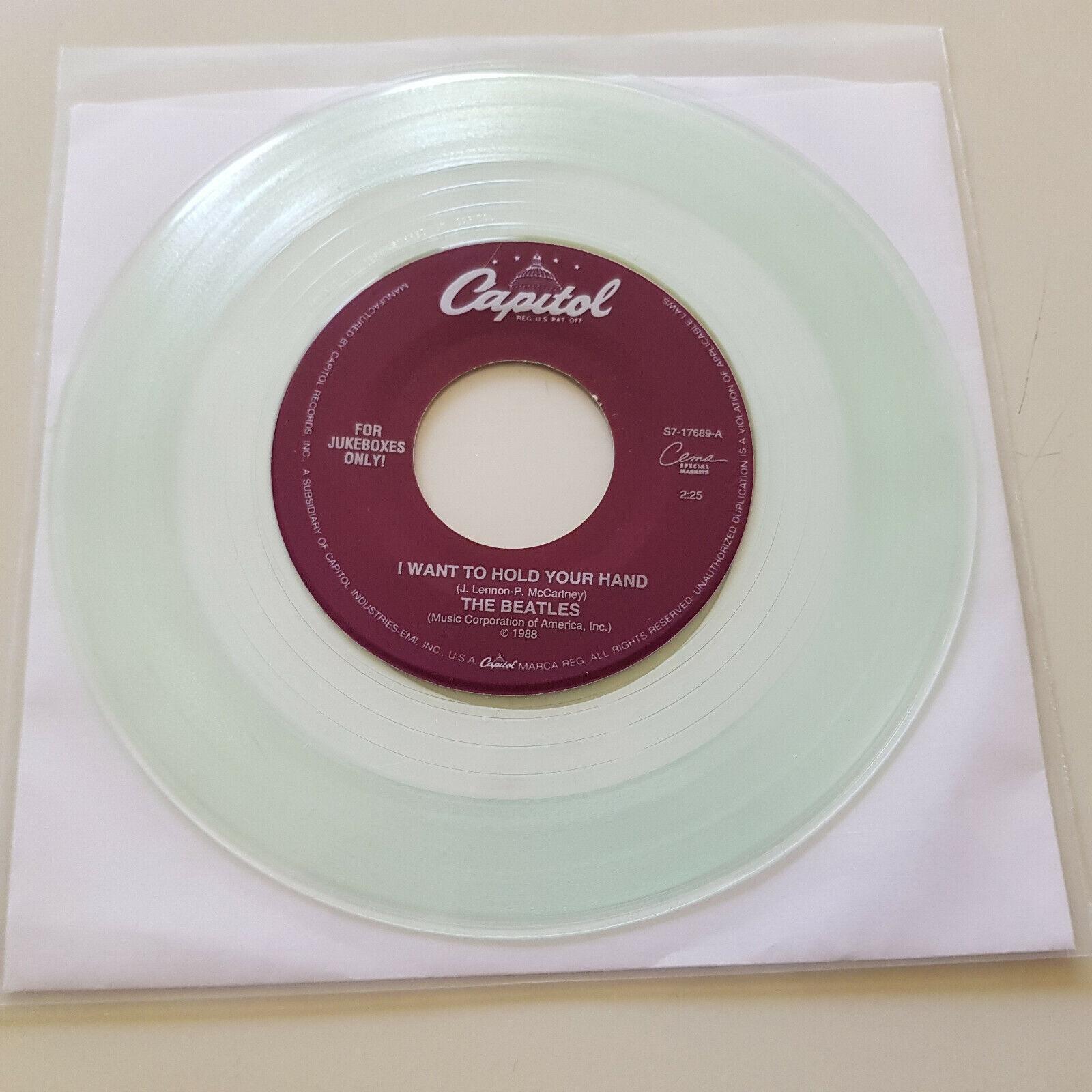 7"" Single The Beatles - I want to hold your hand COLOURED VINYL