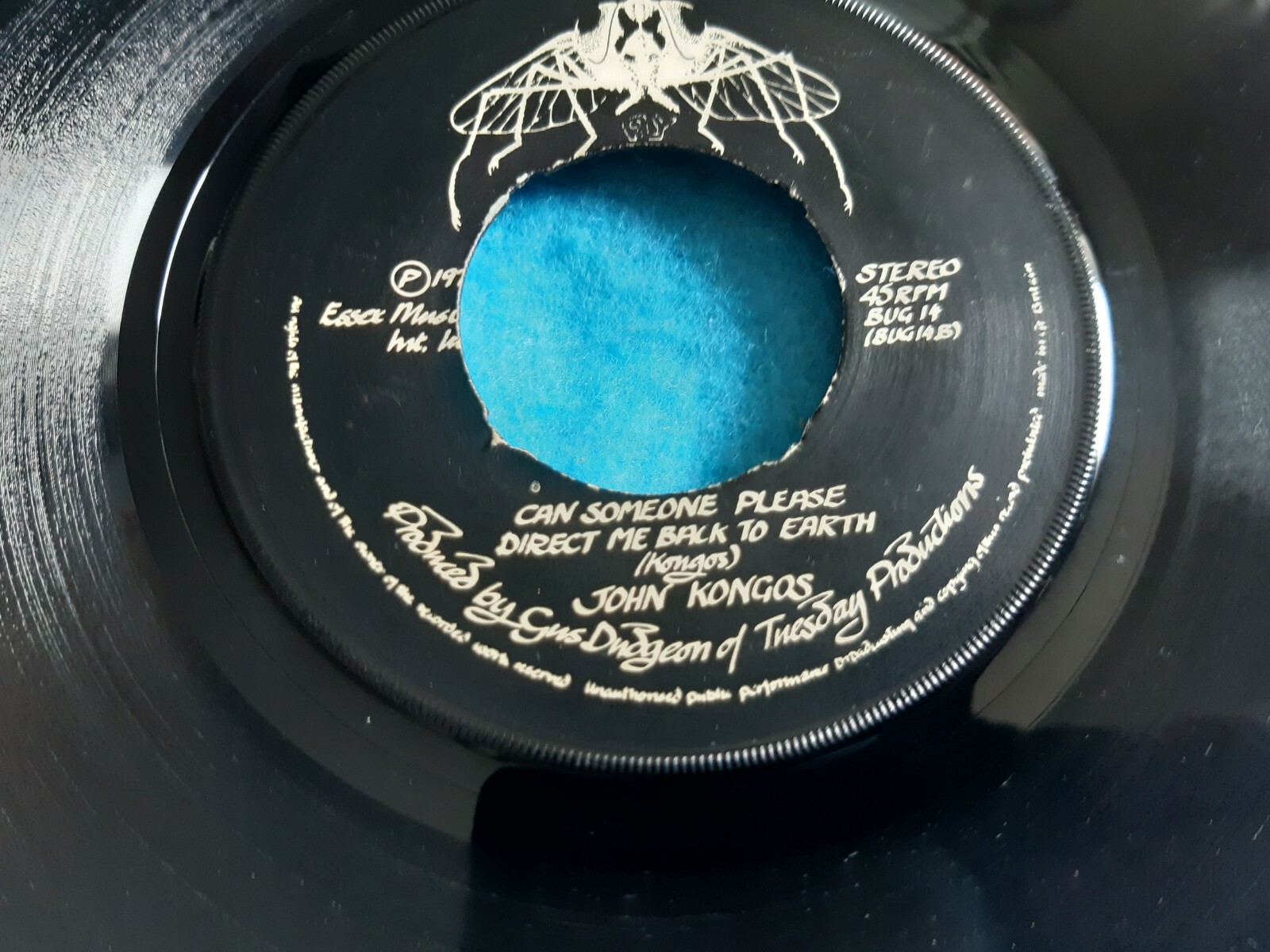 John Kongos Tokoloshe Man 7" Single 1971 eBay