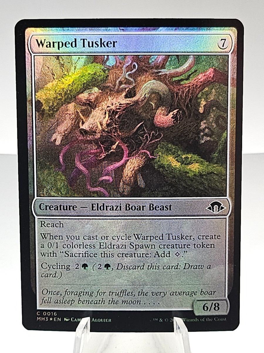 Warped Tusker - 16 - Foil - MH3 - NM - MTG Magic the Gathering