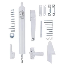VLANWH Lanai Corrosion Resistant Storm and Screen Door Hardware Kit, White
